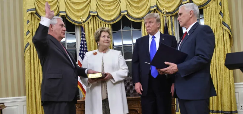 ABD Dışişleri Bakanı Tillerson görevine başladı