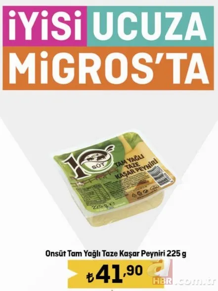 26 Eylül Migros indirim kataloğu yayınlandı: Migros’ta Dana Kasap Sucuk 59 TL, Dana Kasap Sucuk 59 TL, Dana Kıyma 99.90 TL, Süzme Peynir 39 TL’den satılıyor 13