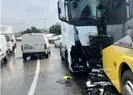 İETT ile TIR kafa kafaya çarpıştı