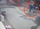 Yol ortasına uçtu! Kıl payı...