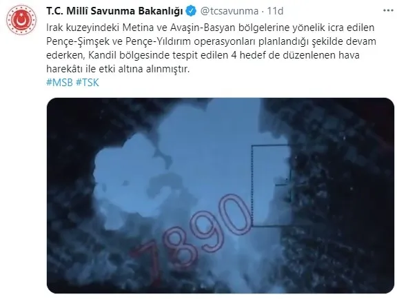 MSB'den son dakika açıklaması: Kandil'de 4 hedef vuruldu! İşte o anlar... - 1