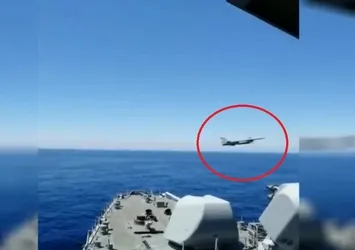 F-16'dan Fatih Sondaj Gemisi'ne selam |Video