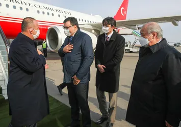 Bakan Çavuşoğlu Buhara'yı ziyaret etti