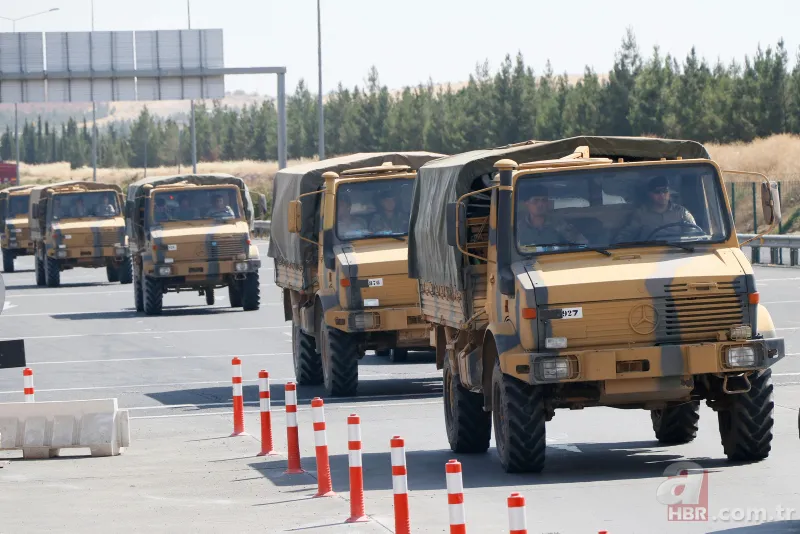 Son dakika: S-400 teslimatının ardından Suriye sınırında dikkat çeken sevkiyat 6