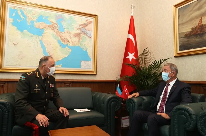 Milli Savunma Bakanı Hulusi Akar'dan önemli kabul! Azerbaycan Genelkurmay Başkanı ile görüştü - 3