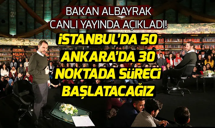 Hazine ve Maliye Bakanı Berat Albayraktan önemli açıklamalar