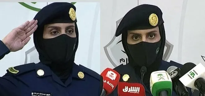 Suudi Arabistan’da bir ilk: Kadın asker hac hakkında basın toplantısı düzenledi