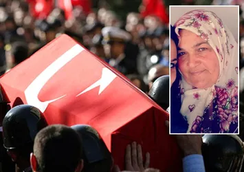 Şehit oğlunun acısına 1 hafta dayanabildi