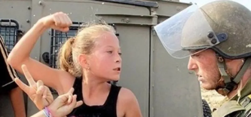 PKK/YPG'li teröristler, manipülasyon için dünyanın tanıdığı Filistinli cesur kızı kullandı