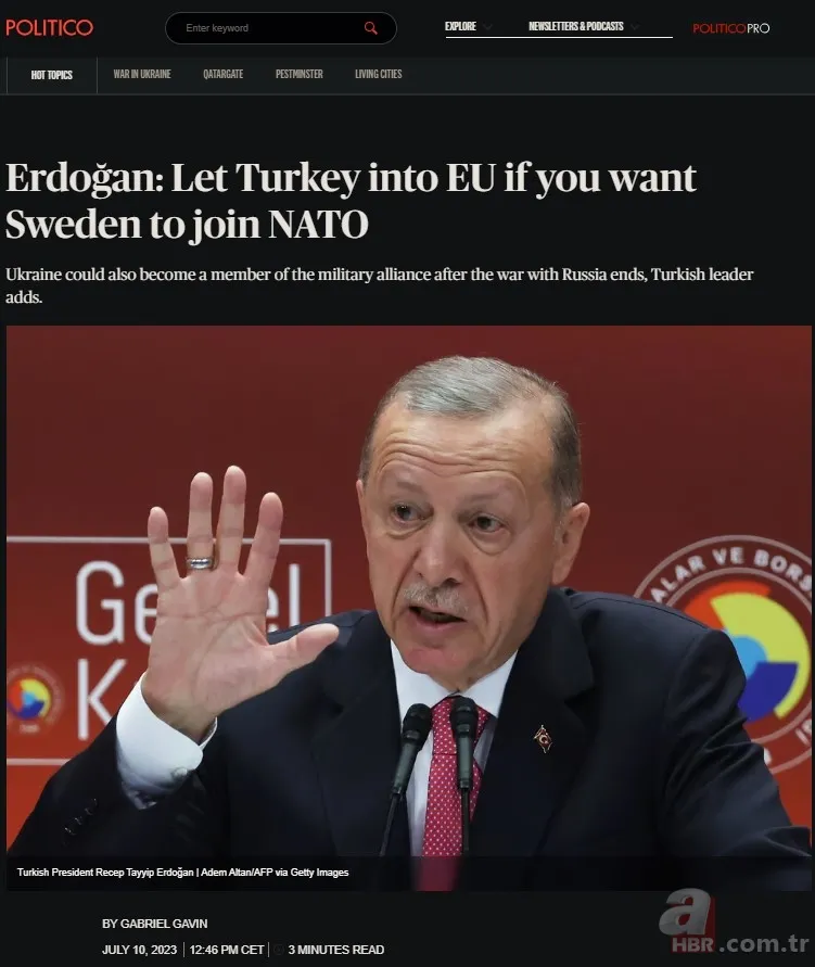 Başkan Erdoğan’ın resti dünya manşetlerini süsledi! 4