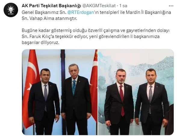2023 Cumhurbaşkanlığı seçimi öncesi AK Parti’de 6 kritik atama