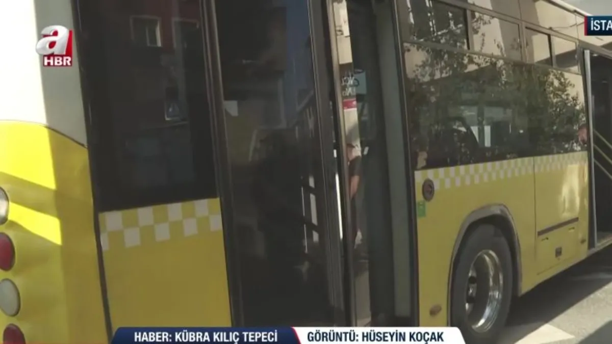 İETT otobüsü börekçi dükkanına girdi