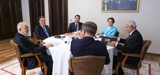 Altılı masanın taslağı var ama adayı yok! Eskiye dönüş özlemi içeren taslak toplumda karşılık bulmadı