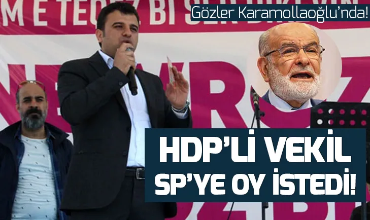 HDP Şanlıurfa Milletvekili Ömer Öcalan, Saadet Partisine oy istedi