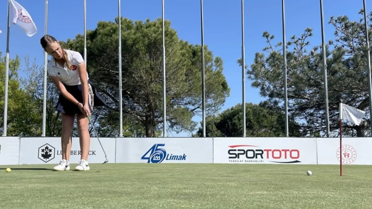 Milli golfçü Deniz Sapmaz Faldo Gençler Turu Avrupa Büyük Finali'nde yarışacak