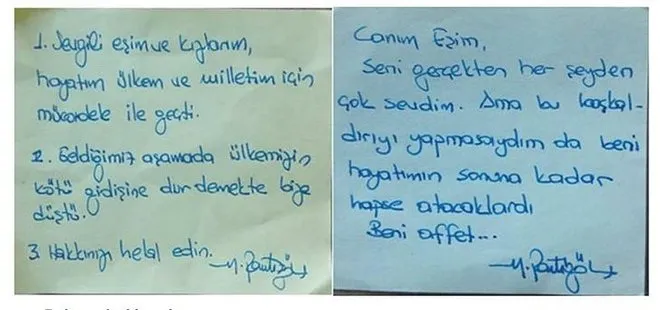 15 Temmuz’un kritik ismi Partigöç’ün her şeyi itiraf ettiği not