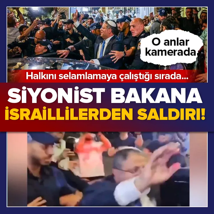 İsraili Bakan Ben Gvir’e İsrailliler saldırdı!