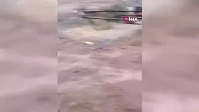 Sel köyü vurdu, birçok ev ağır hasar aldı