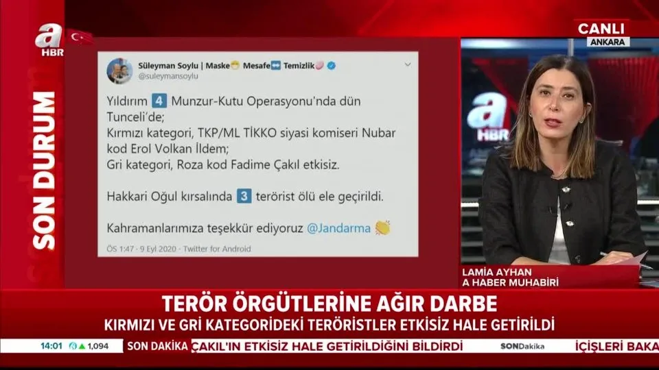 Terör örgütlerine ağır darbe! Tunceli’de biri kırmızı ve biri gri kategoride aranan 2 terörist etkisiz hale getirildi