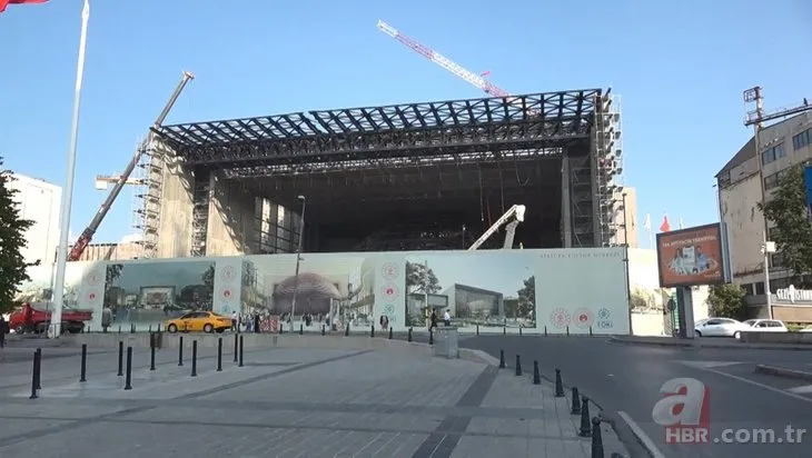 Temelini Başkan Erdoğan atmıştı! Atatürk Kültür Merkezi’nde sona yaklaşıldı
