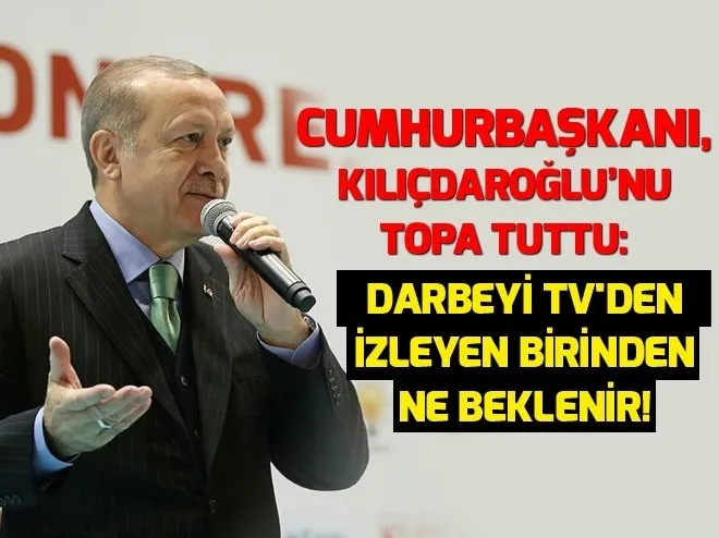Cumhurbaşkanı Erdoğan: Bu husumet kervanına katılan arkadaşlarımıza yazıklar olsun - 1