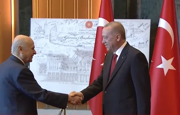 29 Ekim kutlamaları: Başkan Erdoğan Beştepe’de tebrikleri kabul etti