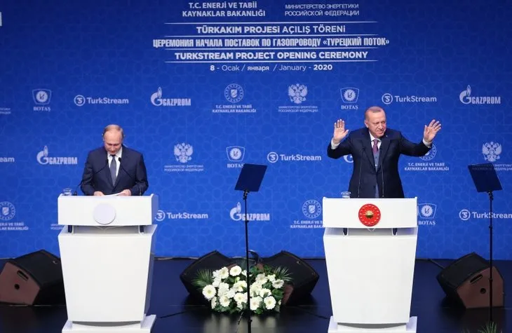 TürkAkım doğal gaz boru hattı açıldı! İşte tarihi kareler