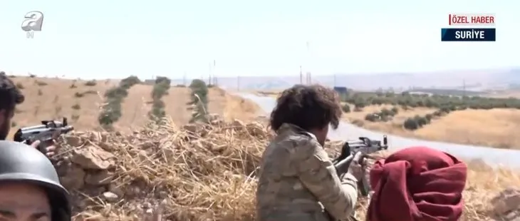 A Haber ekibi Suriye’de çatışma bölgesinde! Arap aşiretler PKK/YPG ile savaşıyor
