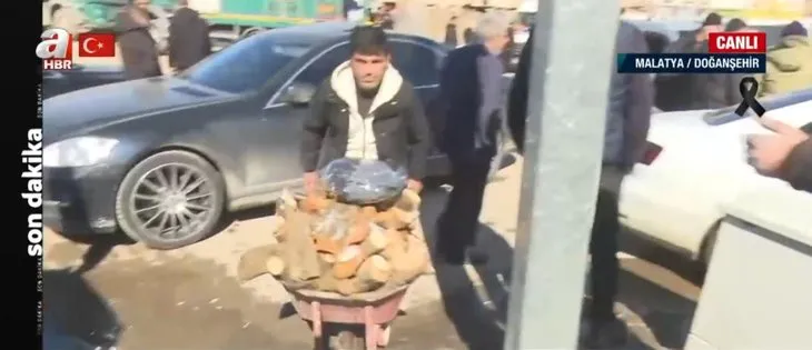 İşte depremin yıktığı Doğanşehir! A Haber canlı yayınında vatandaş böyle seslendi: Devlet burada her şey burada