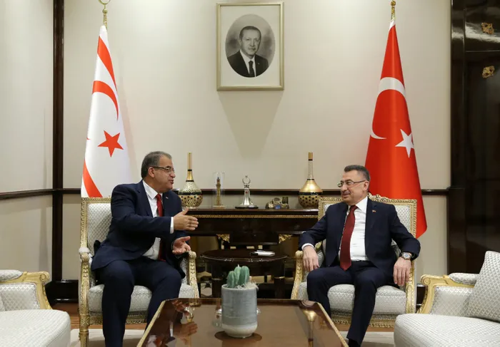 Son dakika: Başkan Erdoğan KKTC Başbakanı Faiz Sucuoğlu’nu kabul etti - 3
