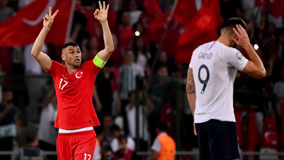 Türkiye - Fransa maçından kareler...