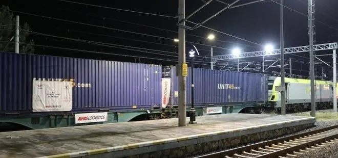 Marmaray hattı ile ilk ihracat treni Almanya’ya ulaştı