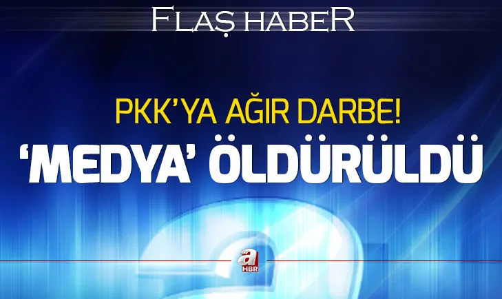 PKKya ağır darbe! Medya öldürüldü