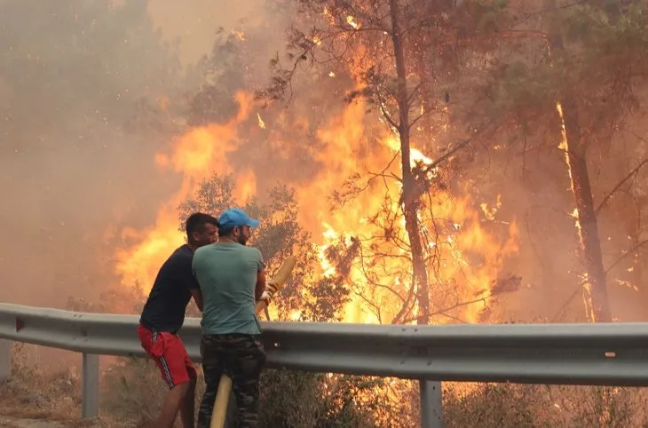 Muğla Datça’da orman yangını | Bakan açıkladı: Evleri zarar görenlere ilk etapta 3 bin TL yardım! Orman yangını söndürme çalışmalarında bir ilk: Gece görüşlü helikopter devrede