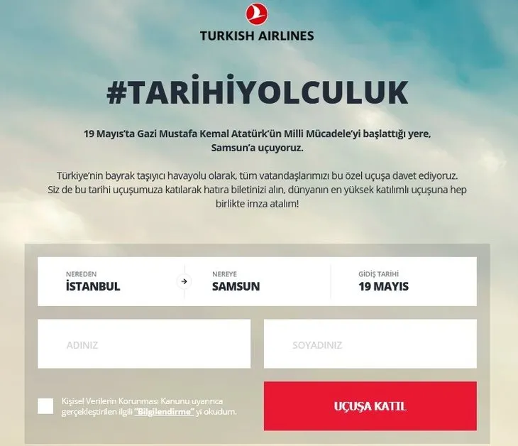 tarihiyolculuk com thy 19 mayis tarihi ucus bileti nasil alinir tk1919 ucusu hatira bileti ucretli mi