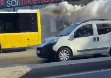 İETT İstanbulluyu bir kez daha isyan ettirdi! Dumanlar çıktı ölümden döndüler