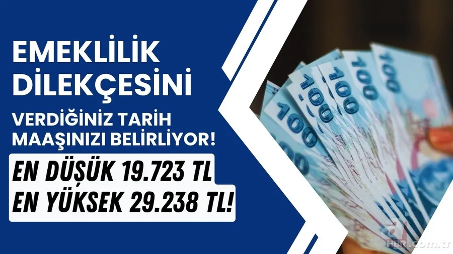 Emekli aylığına 2025 hesabı: En düşük 19.723 TL en yüksek 29.238 TL... Tarihiniz maaşınızı belirliyor! 1