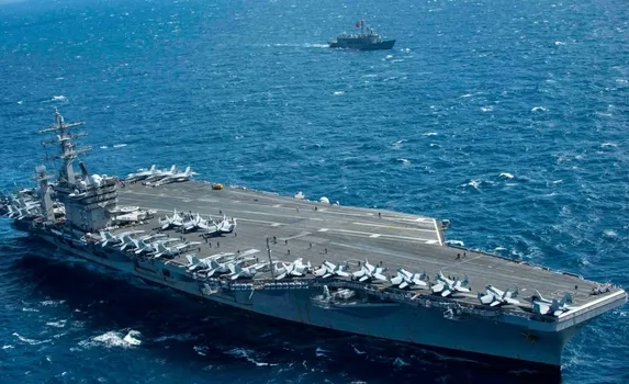 TSK unsurları USS Dwight D. Eisenhower Uçak Gemisi Görev Grubu ile Doğu Akdeniz'deki eğitim gerçekleştirdi - 3