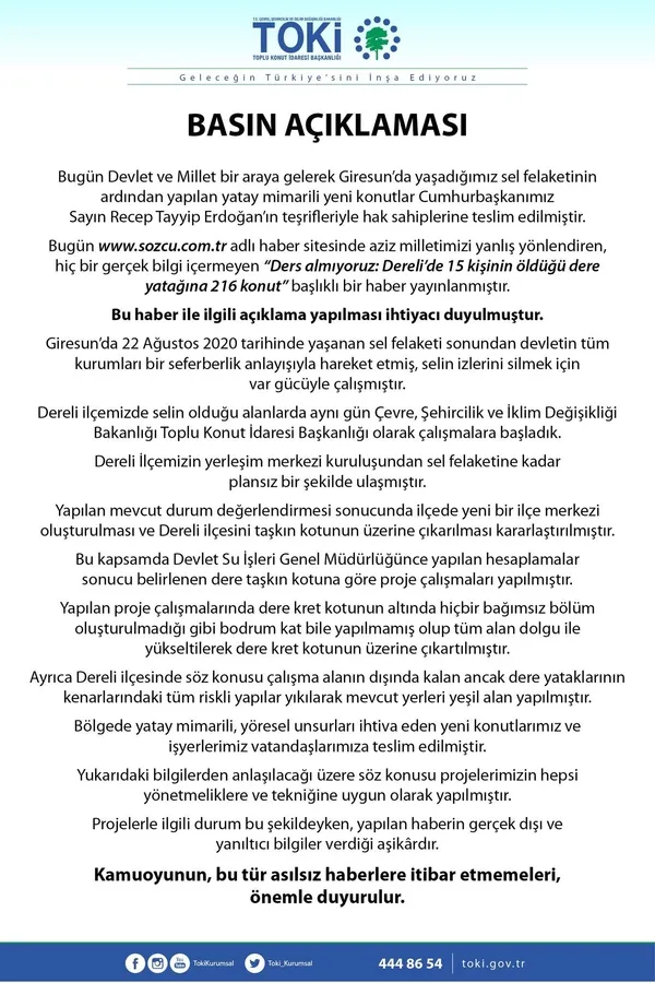 tokiden-sozcunun-derelide-insa-edilen-konutlara-iliskin-haberine-yalanlama-1643487295271.jpeg Sözcü'nün Dereli yalanına TOKİ'den cevap - 2