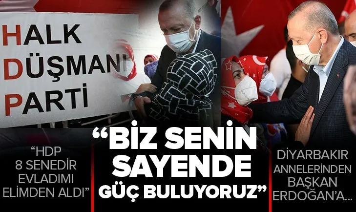 Diyarbakır annelerinden Türkan Mutlu’dan Başkan Erdoğan’a: Biz bugün senin sayende bu gücü buluyoruz