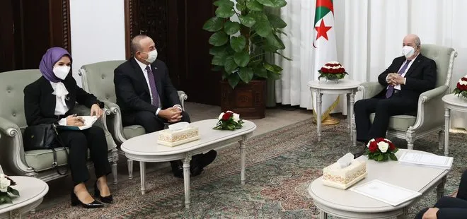 Dışişleri Bakanı Mevlüt Çavuşoğlu Cezayir’de yoğun mesai! Cumhurbaşkanı Abdülmecid Tebbun ile kritik görüşme