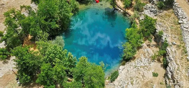 Kahramanmaraş’ta esrarengiz doğa harikası! Derinliği de kaynağı da bilinmiyor