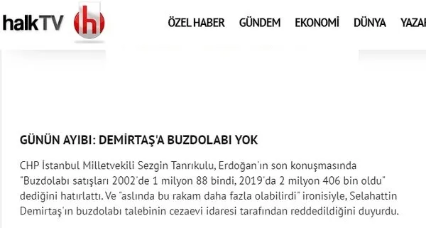 Selahattin Demirtaş’ın buzdolabı talebi iddialarına Edirne Cumhuriyet Başsavcılığı’ndan cevap!