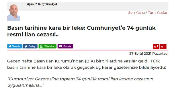Sözcü ve Cumhuriyet gazetesinden yeni bir yalan daha! Algı operasyonları boşa çıktı! İşte gerçek