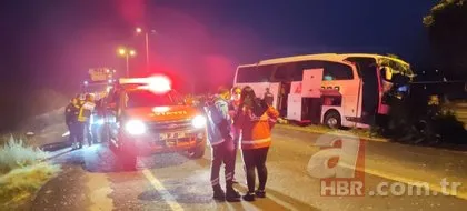 Kayseri’de yolcu otobüsü aydınlatma direğine çarptı: 16 yaralı
