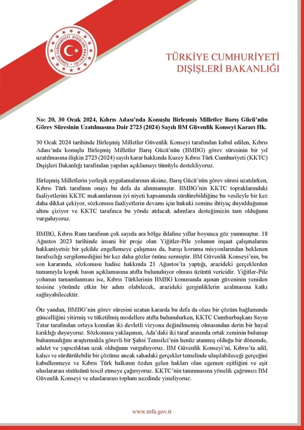 bmgkdan-tepki-ceken-kibris-karari-sure-1-yil-daha-uzatildi-kktcden-tepki-reddediyoruz-1706642541949.jpeg BMGK'dan tepki çeken Kıbrıs kararı: Süre 1 yıl daha uzatıldı! KKTC'den tepki: "Yiğitler-Pile yolunun yapımını engellemeye çalışan Barış Gücü'dür" - 8