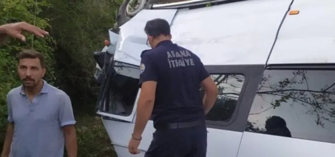 Adana'da feci kaza! 9 yaralı var