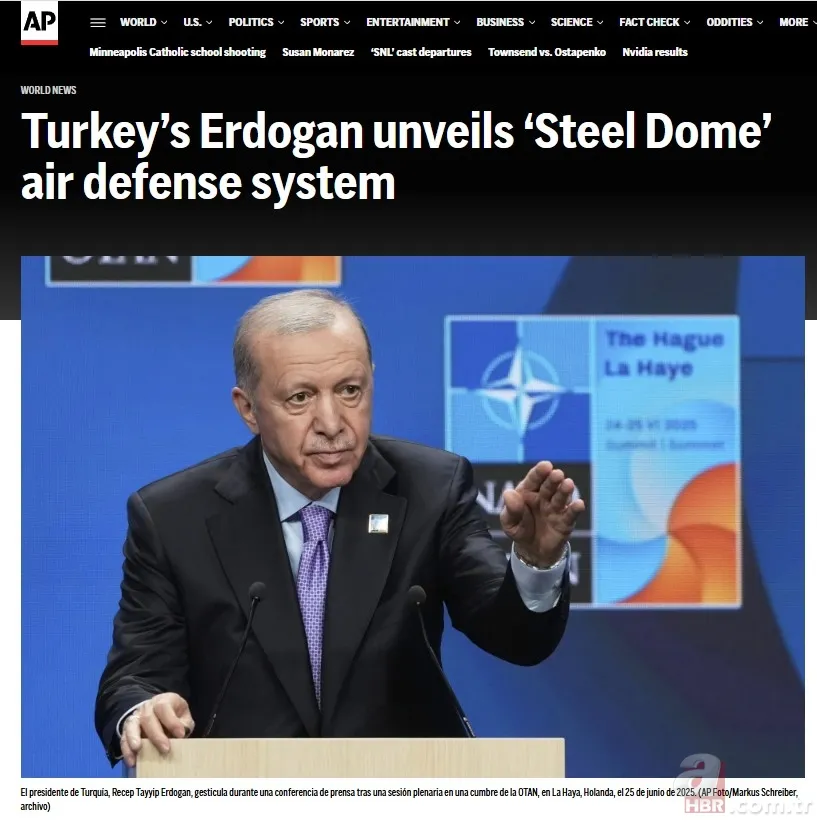 Türkiye'nin Çelik Kubbesi dünyada ses getirdi: Ankara için dönüm noktası | Yunandan İsrail basınına işte o manşetler 2