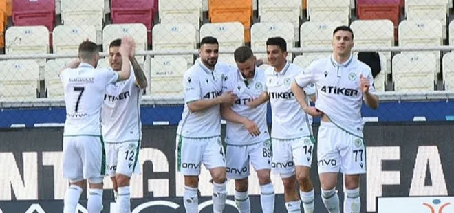 Konyaspor küme düşen Yeni Malatyaspor’u devirdi! MAÇ SONUCU: Yeni Malatyaspor Konyaspor 2-3