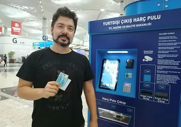 Yurt dışı harç pulu otomattan! İstanbul Havalimanı'nda devreye girdi
